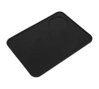GETAJGHSD Tapis Antidérapant de à Tamper en Noir Silicone Café Robuste pour Machines à Espresso et Stations Café à Domicile