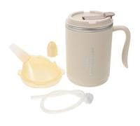 GETAJGHSD Tasse Anti-déversement Pour Dysphagie Avec Poignées Paille Souple Et Embout Aspiration Doux Adaptée Aux Personnes Âgées Et Patients Alités