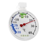 GETAJGHSD Thermomètre Réfrigérateur Précis à Affichage Multifonction, Capteur Haute Précision, Plastique Rond, Plage 30 à 40 °c, pour Sécurité Alimentaire Cuisine