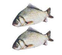 GETAJGHSD Trousse Créative de Poisson Réaliste Lot de 2, Pochette de Rangement pour Stylos, pour L'École Primaire Activités Artistiques des Garçon et Filles