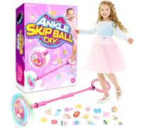 Getatoy Balle à sauter de cheville pour enfants : jouets pour filles de 4 à 8 ans, jouet à sauter pour filles, jouets d'extérieur pour enfants de 8 à 12 ans, 6 à 8 ans, jouet à sauter pour fille de 8