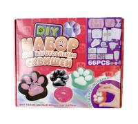 GETBSTOOP Kit de Fabrication en Silicone, Animaux Stress Relief Taba Paw, Perfect DIY Stress Relief Gaking Kit pour Taba , Extensible Paw Cat SOURTY pour pour Les ADULTIONS RELAGE