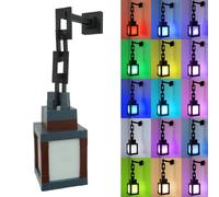 GETBSTOOP Lampe de Nuit Pixelisée en 3D Mine-craft avec Éclairage LED à 16 Couleurs - Lampe de Chevet Rechargeable par USB, Interrupteur Tactile & Télécommande, Éclairage Mur ou de Table pour Chambre