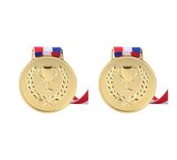 GETBSTOOP Médaille d'or Médailles d'or Olympiques Médaille en métal avec Rubans de Cou pour Enfants/Adultes/étudiants/athlètes 1ère médaille gagnante