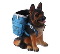 GetCoupon Joli pot à stylos en forme de chien - Accessoire de bureau pour la maison et le bureau - Berger allemand