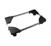 GetCoupon Support de processeur au design élégant et pratique, étagère télescopique à dissipation de la chaleur simple, avec quatre roues universelles rotatives à 360° (noir)