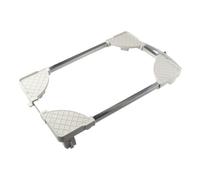 GetCoupon Support de processeur au design élégant et pratique, étagère télescopique à dissipation de la chaleur simple, avec quatre roues universelles rotatives à 360° (blanc)