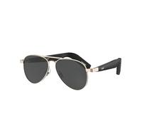 GetD AI Smart Lunettes de soleil Bluetooth pour homme et femme, contrôle vocal et oreille ouverte, lunettes intelligentes pour écouter de la musique et des appels avec haut-parleurs IPX4 étanches et