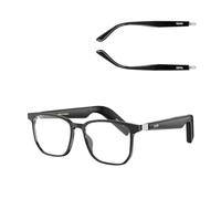 GetD Lunettes intelligentes 2026 acétate - Traduction instantanée ChatGPT et 145 Langues, Bluetooth, Verres clairs, autonomie 11 h, Audio Open-Ear, contrôle Vocal - Voyage & Travail