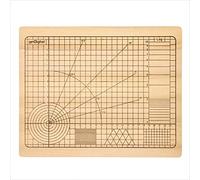 getDigital 11780 Planche à découper Haute précision en Bois de hêtre Non traité avec Angles et Formes géométriques 31 x 25 x 2 cm
