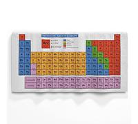 getDigital Grande Serviette de Plage pour Nerds et Chimie Geeks avec système périodique imprimé des éléments Multicolore 140 x 70 cm 100% Coton certifié Öko-Tex Standard 100