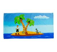 getDigital Serviette de Bain Monkey Island 140 x 72 cm