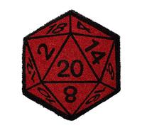 getDigital W20 Paillasson cubique, paillasson, pour geeks, nerds et joueurs de rôle, en 100 % fibre de coco naturelle, 45 x 50 cm