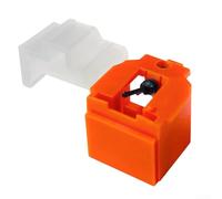 Getdoublerich 1 stylet de rechange noir à pointe orange cantilever pour ATN3600 et ATN91, compatible avec les tourne-disques et les aiguilles de tourne-disque
