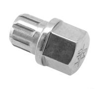 Getdoublerich 54/9PT Security Master Écrou de verrouillage de roue pour A4 pour A6 - Outil de démontage de boulons en acier chromé 20 x 30 mm