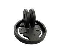 Getdoublerich Adaptateur de montage pour ordinateur de vélo Garmin Quarter Turn pour s'adapter à la base de lumière standard, support ABS noir