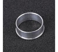 Getdoublerich Adaptateur de pédalier en alliage d'aluminium 24 mm vers 22 mm, manchon réducteur de broche BB argenté pour mise à niveau du pédalier