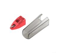 Getdoublerich Aiguille de rechange pour platine vinyle Ortofon 1ère génération pour Concorde OM, stylet de rechange pour diverses configurations audio (rouge)