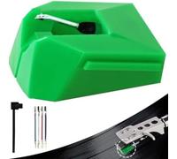 Getdoublerich AT-VMN95E Stylet de rechange pour tourne-disque Audio-Technica AT-LP120X-USB avec câbles de platine et brosse à stylet