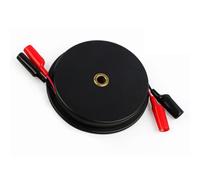 Getdoublerich Bobine rétractable pour multimètre de voiture, 3 m/6 m/9 m de fil d'extension avec pinces crocodile, bobine de connecteur de sonde en plastique pour réparation automobile