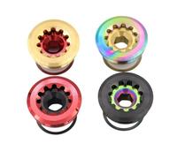 Getdoublerich Boulon de manivelle pour xtr FC-M9100, vis de manivelle en alliage avec filetage intérieur étendu de 3 mm, boulon de fixation antidérapant pour réparation de vélo (noir)