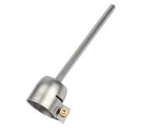 Getdoublerich Buse de soudage à chaud, 1600 W, pointe ronde étendue pour soudage en plastique en acier inoxydable, accessoire d'atelier à air chaud