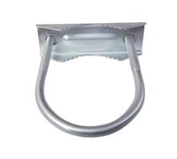 Getdoublerich Collier de serrage robuste pour mât d'antenne, support de montage de tuyau en U pour poteaux de 2,5 à 4,6 cm, kit de fixation en métal résistant à la rouille pour radio, TV, cellulaire