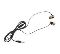 Getdoublerich Écouteurs Filaires avec Suppression de Bruit et Micro 3.5mm Ecouteurs Intra-auriculaires pour Smartphones Tablettes Ordinateurs Portables Design ABS Léger pour Appels Musiques