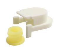 Getdoublerich Ensemble de bagues de levier de vitesses pour Ford Fusion Edge Escape C-Max pour Transit Connect - Remplace KV6Z7K340A DG9Z7S004A - Blanc et jaune
