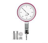 Getdoublerich Indicateur de test de haute précision pour cadran, coque en métal de précision de 0,01 mm pour imprimante 3D, scie à table, outil de mesure d'atelier 0-0,2 mm en option (grand 0-0,8 mm)