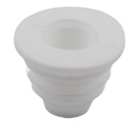 Getdoublerich Joint d'étanchéité en caoutchouc de rechange pour ECOVACS pour deebot pour t10 Omni/Plus/Turbo, pour x1 Omni/PLUS/Turbo & N9+/T20, blanc (petit tuyau)