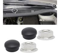 Getdoublerich Kit de cache-écrous pour pare-brise de voiture A2, A3, A4, A5, A6, A7, A8, Q7, TT R8, RS3, RS5, remplace 1J0955205A 133955435 955203005