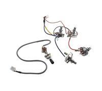 Getdoublerich Kit de faisceau de câblage pré-câblé 500 K Pots 2V2T pour guitares électriques SG LP