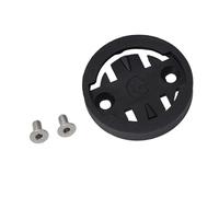 Getdoublerich Kit d'insertion de support d'ordinateur de vélo pour Garmin pour Wahoo Bryton Cateye, adaptateur de support de chronomètre en plastique ABS avec vis M3, noir