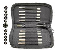 Getdoublerich Kit d'outils de réglage de carburateur 10 pièces pour moteurs à 2 temps, jeu de tournevis avec embouts hexagonaux et six étoiles pour Zama, Stihl, Poulan