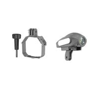 Getdoublerich Kit stroboscopique pour DJI pour mini 5 Pro, projecteur compact ABS avec support, modes spot et stroboscopique pour photographie aérienne de nuit et sauvetage, gris
