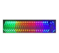 Getdoublerich KS25 Kit d'analyseur de spectre musical, 16 segments et 6 couleurs LED avec 8 modes d'affichage, projet de soudure à faire soi-même pour les amateurs d'électronique