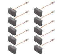 Getdoublerich Lot de 10 balais de charbon pour Bosch GWS 17-125 CIE, 1607000V37 - Brosses de moteur à faible étincelle 5,5 x 11 x 15 mm - Compatibles avec les séries GWS 13-125