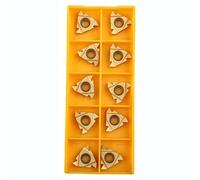 Getdoublerich Lot de 10 inserts de filetage en carbure 16ER AG60 BMA pour outil de tournage, lames de coupe d'usinage CNC