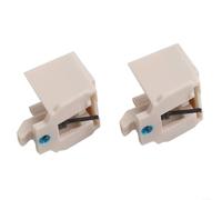 Getdoublerich Lot de 2 aiguilles de rechange ATN3600L pour tourne-disque Audio-Technica AT-LP60