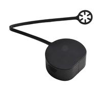 Getdoublerich Lot de 2 cache-ports de charge de type 2 EV, bouchon de protection anti-poussière pour station de charge de véhicule électrique, protection étanche en PVC noir