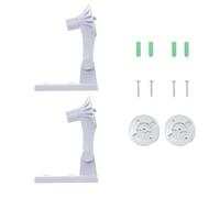 Getdoublerich Lot de 2 supports muraux pour caméra de sécurité TP-Link Tapo C200 C210 C220 TC70 C225 Kasa EC70 KC410S, réglable à 180 degrés, blanc