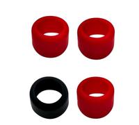 Getdoublerich Lot de 4 embouts hexagonaux de 6,35 mm pour embouts de visseuse à percussion, manchons de protection résistants à l'usure pour Dewalt et la plupart des marques, diamètre intérieur de 13