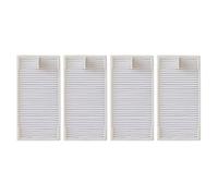 Getdoublerich Lot de 4 filtres de rechange pour aspirateur robot eureka E20/Evo Plus, haute efficacité, poussière et accessoires pour cheveux, plastique et papier filtrant, à installer, améliore la