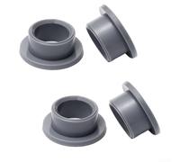 Getdoublerich Lot de 4 roulettes de rechange WD12X26146 pour panier inférieur de lave-vaisselle pour pièces en plastique gris foncé 3,7 cm