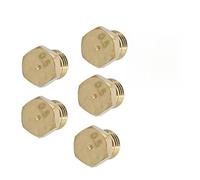 Getdoublerich Lot de 5 buses de jet de gaz GPL de 0,5 mm pour brûleur SABAF, kit d'injecteur de propane en métal pour plaque de cuisson à gaz, jaune