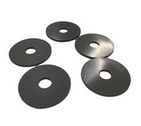 Getdoublerich Lot de 5 joints de valve de chasse d'eau en caoutchouc pour toilettes Roca D1D D2D, joint de joint de diaphragme de base AH0007100R, ID 1,7 cm, OD 6,6 cm, accessoires de salle de bain