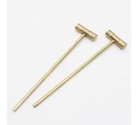 Getdoublerich Marteau en cuivre, poignée amovible, petit outil de réparation pour la fabrication de montres, horloges, bijoux, maillet professionnel de 175 mm