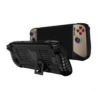 Getdoublerich MSI Claw 8 AI+ Coque de console de jeu portable, pour console de jeu portable, coque arrière souple avec béquille (noir) offrant une excellente protection contre l'usure quotidienne