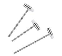Getdoublerich Outil multifonction à faire soi-même pour mini marteau mort, outil de frappe à double boule avec poignée antidérapante pour réparation de montres et incrustations de bijoux, construction